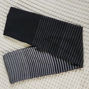 Ombre striped scarf Winter Fall Cozy contemporary Boys Mens Minimalist